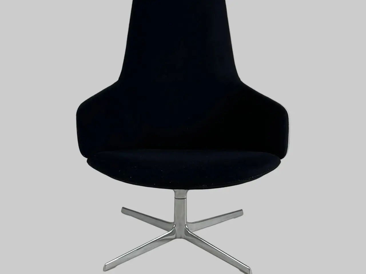 Billede 3 - Arper Aston Loungestol – Sort/Krom Stel