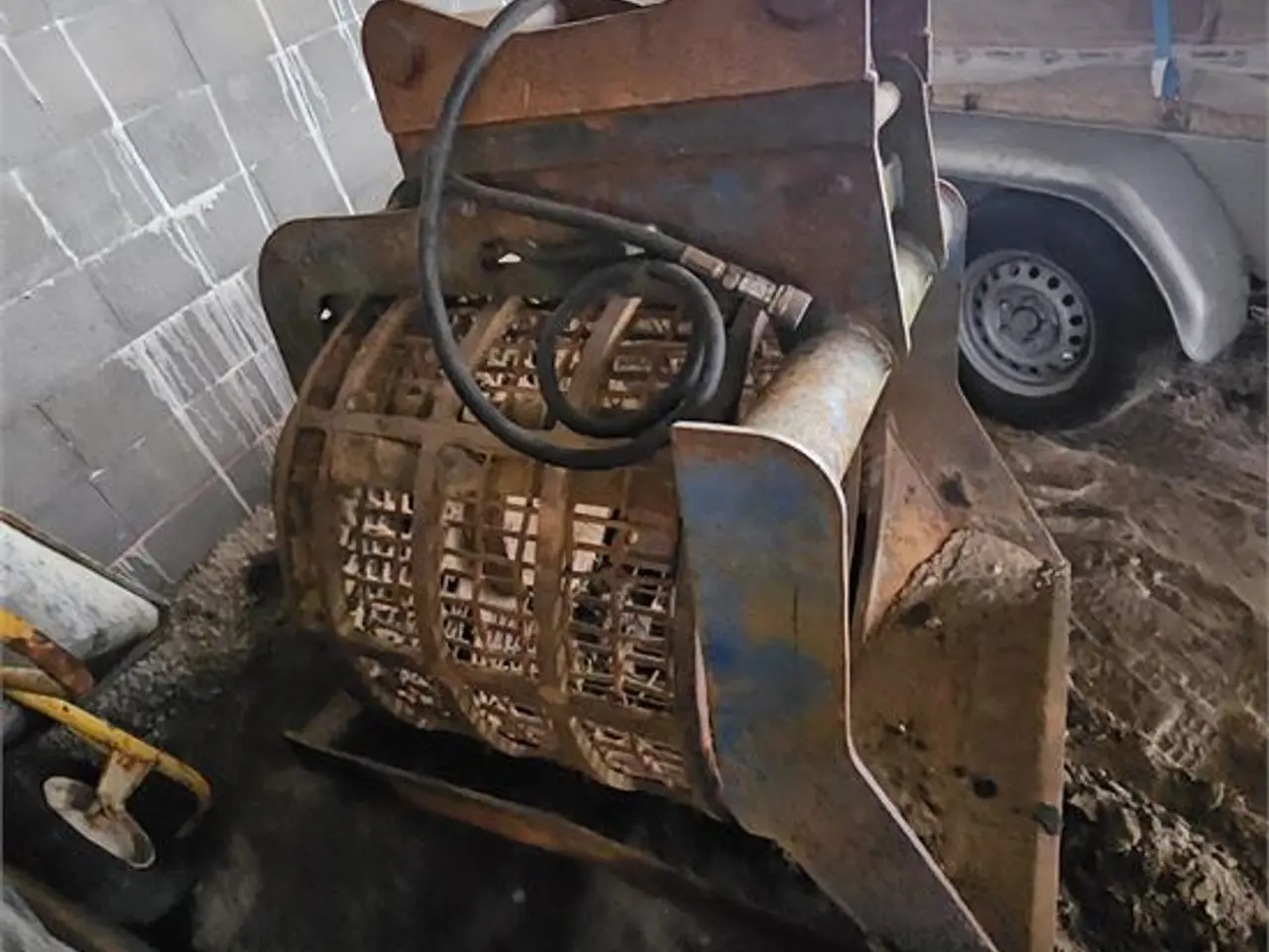 Billede 2 - Trevi Benne Ø85 cm - Hydraulic rotating - sorterskovl / screening bucket