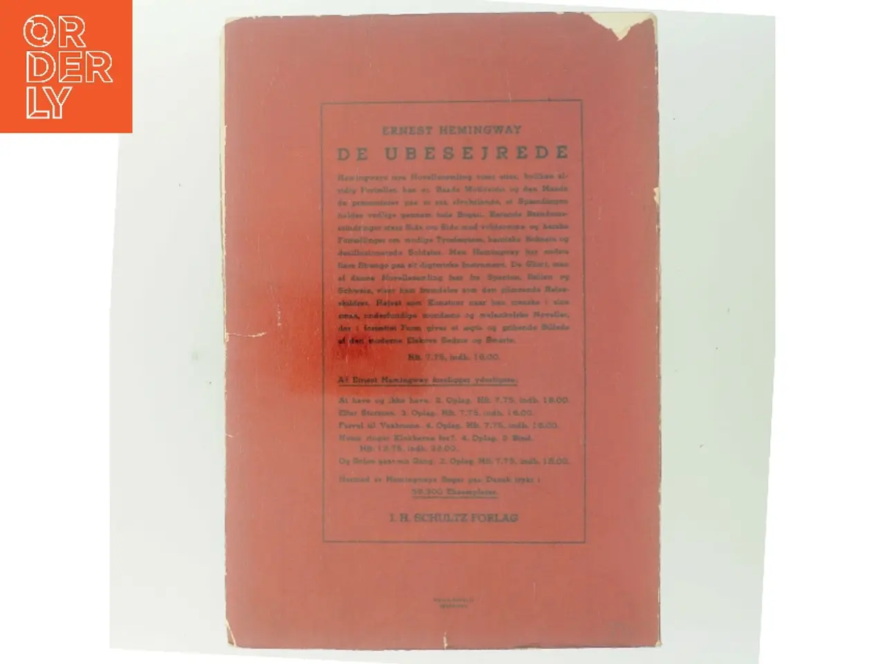Billede 3 - De ubesejrede af Ernest Hemingway (Bog)