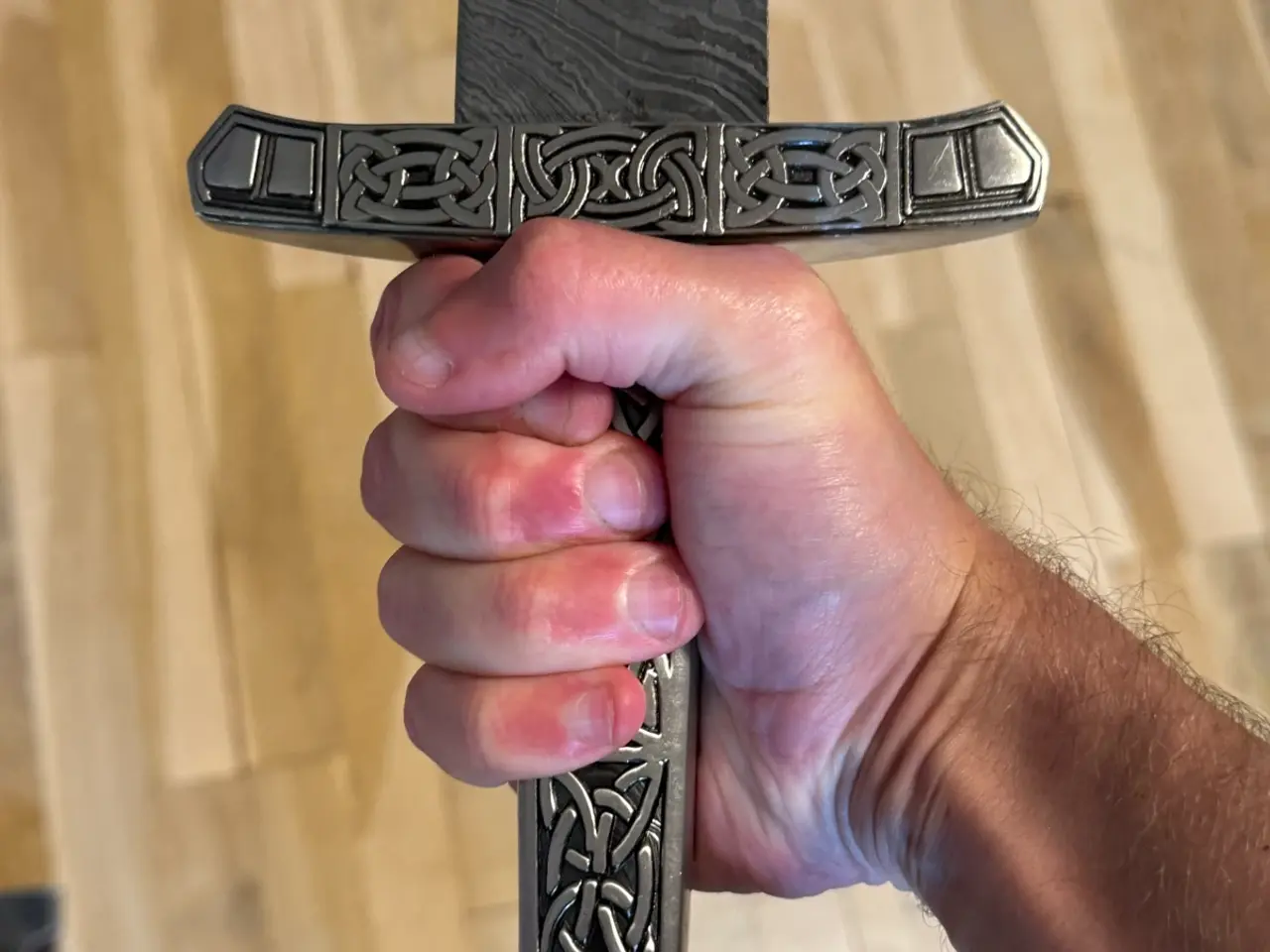 Billede 5 - Håndsmedet vikinge sværd i Damaskus