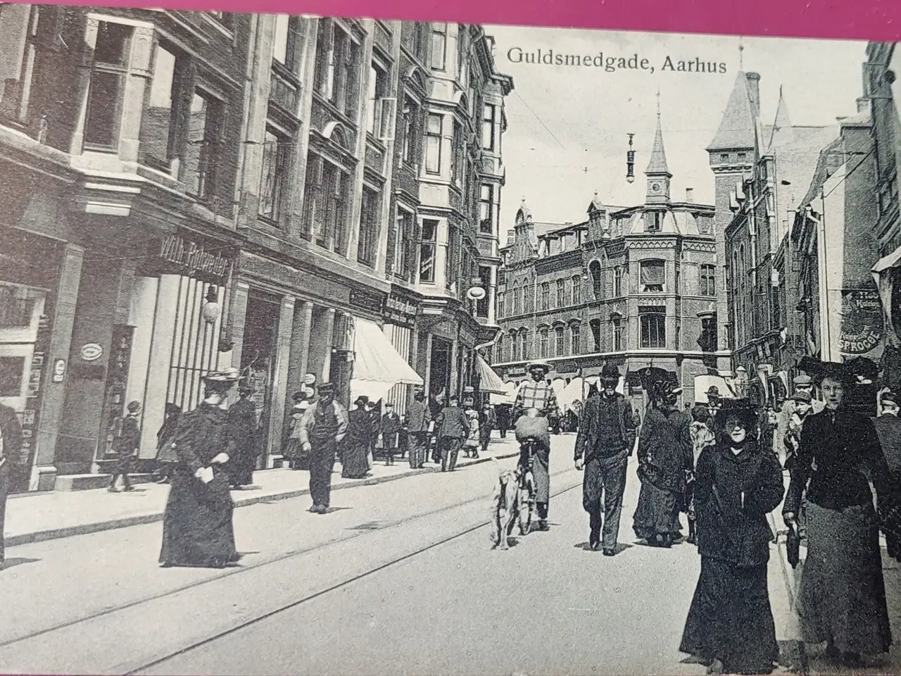 Billede 4 - Gamle løbne postkort med Aarhus motiver.