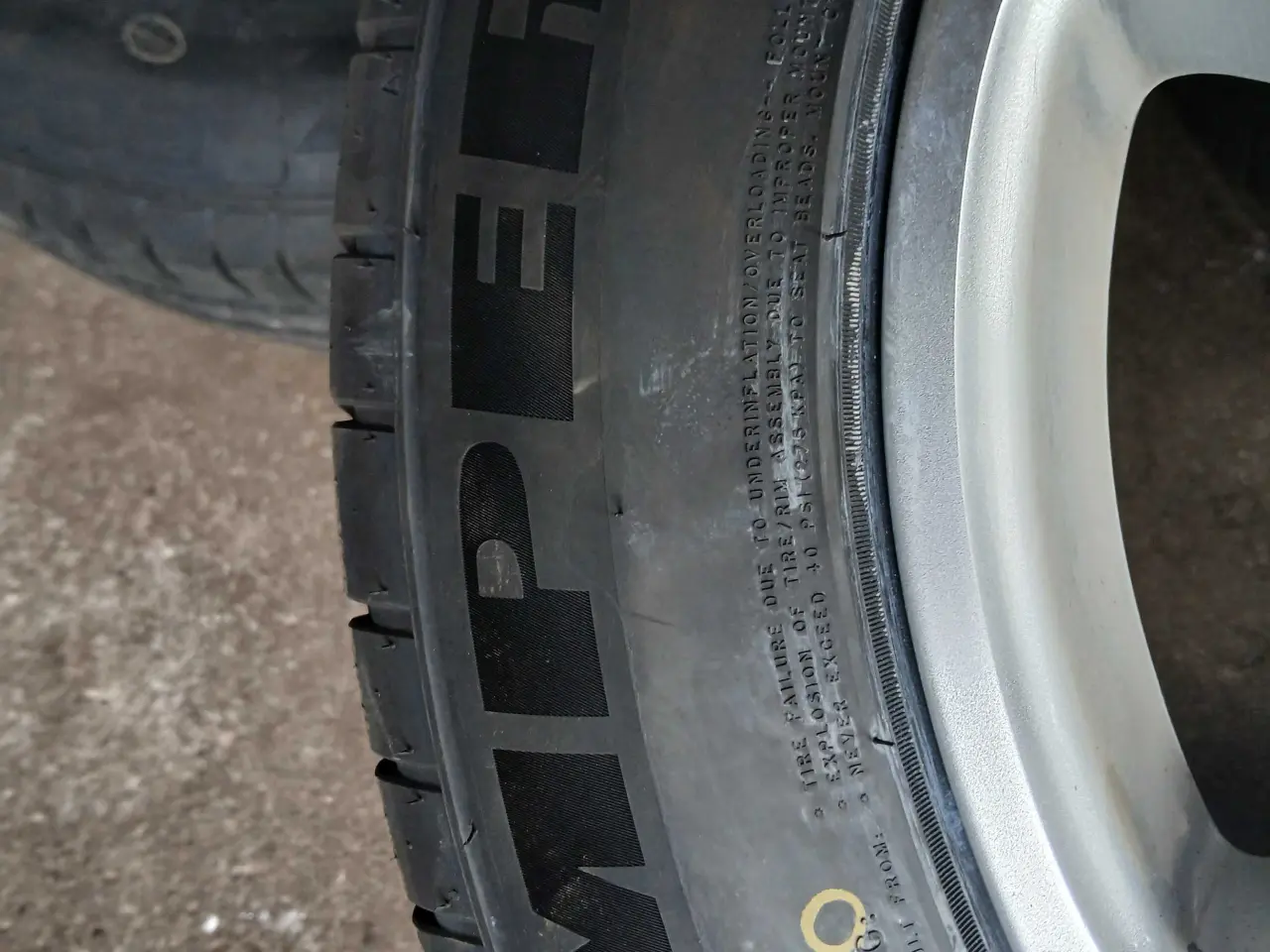Billede 3 - Mercedes Alu Hjul 225.55.17 nye dæk