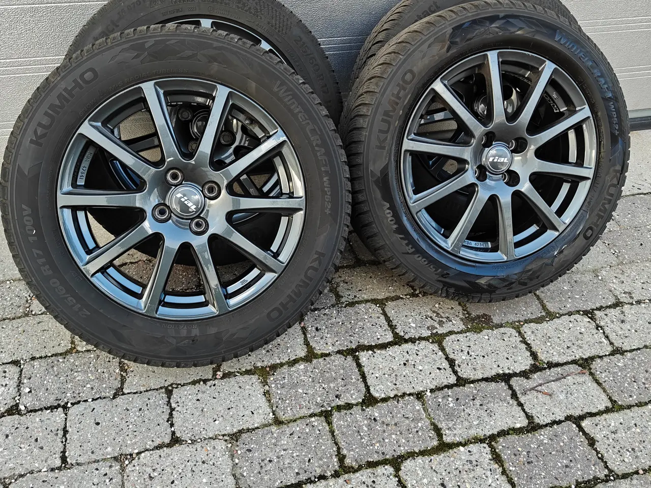 Billede 1 - Alu fælge med vinterdæk