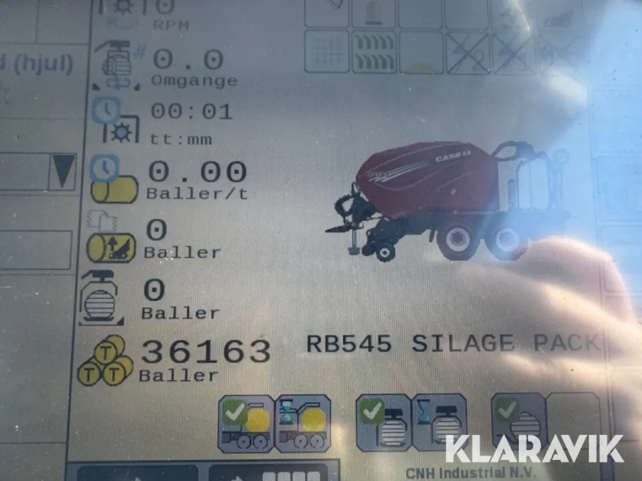 Billede 6 - Ballepresser Case RB 545 Silage Pack