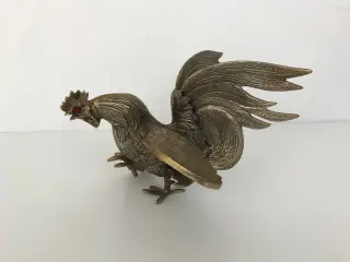 Vintage messing hane figur