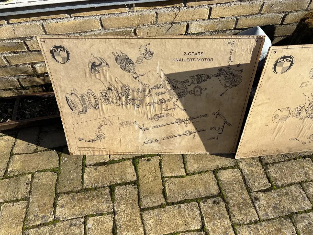 Billede 2 - Puch værksteds/ butik tavler gamle