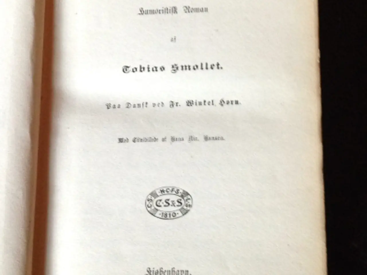 Billede 2 - Tobias Smollett: Peregrine Pickles Hændelser