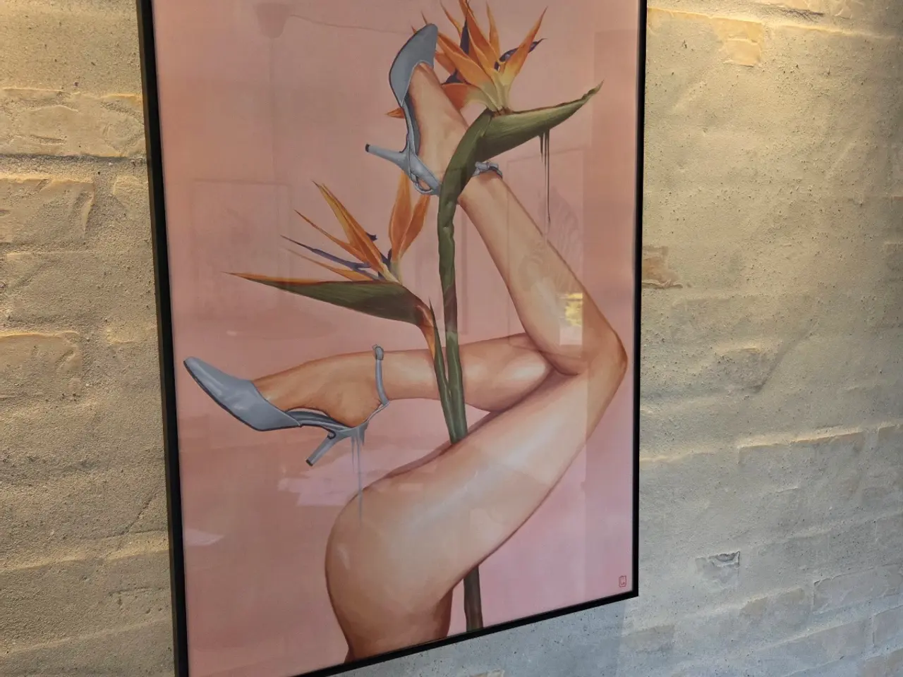 Billede 1 - Plakat I aluramme Bird of Paradise