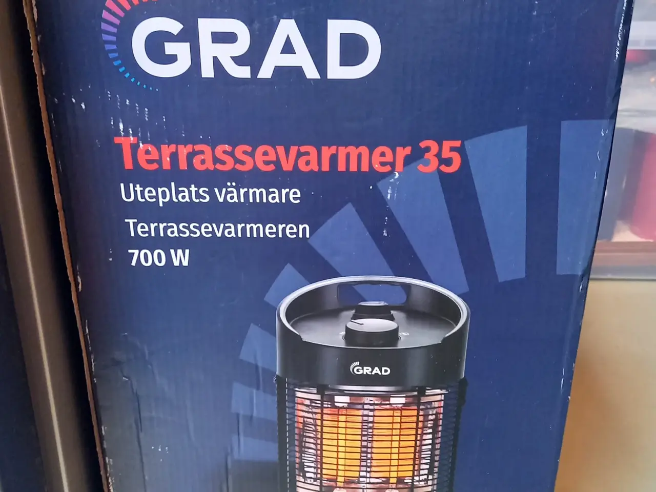 Billede 3 - El Terassevarmer Grad 350/700 W