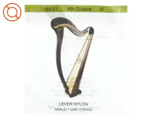 Harpe streng fra Morley (str. 13 x 14 cm)