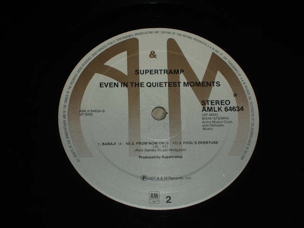 Billede 5 - (Sender gerne) Supertramp – Even In The Quietest