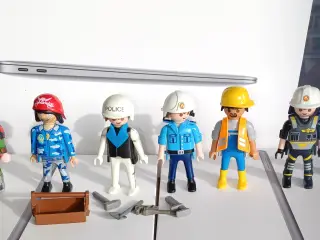 Vintage Playmobil figurer samt westernfort