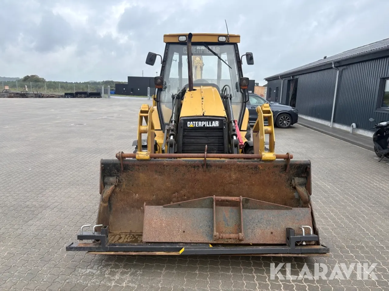 Billede 7 - Rendegraver Caterpillar 428C med tilbehør