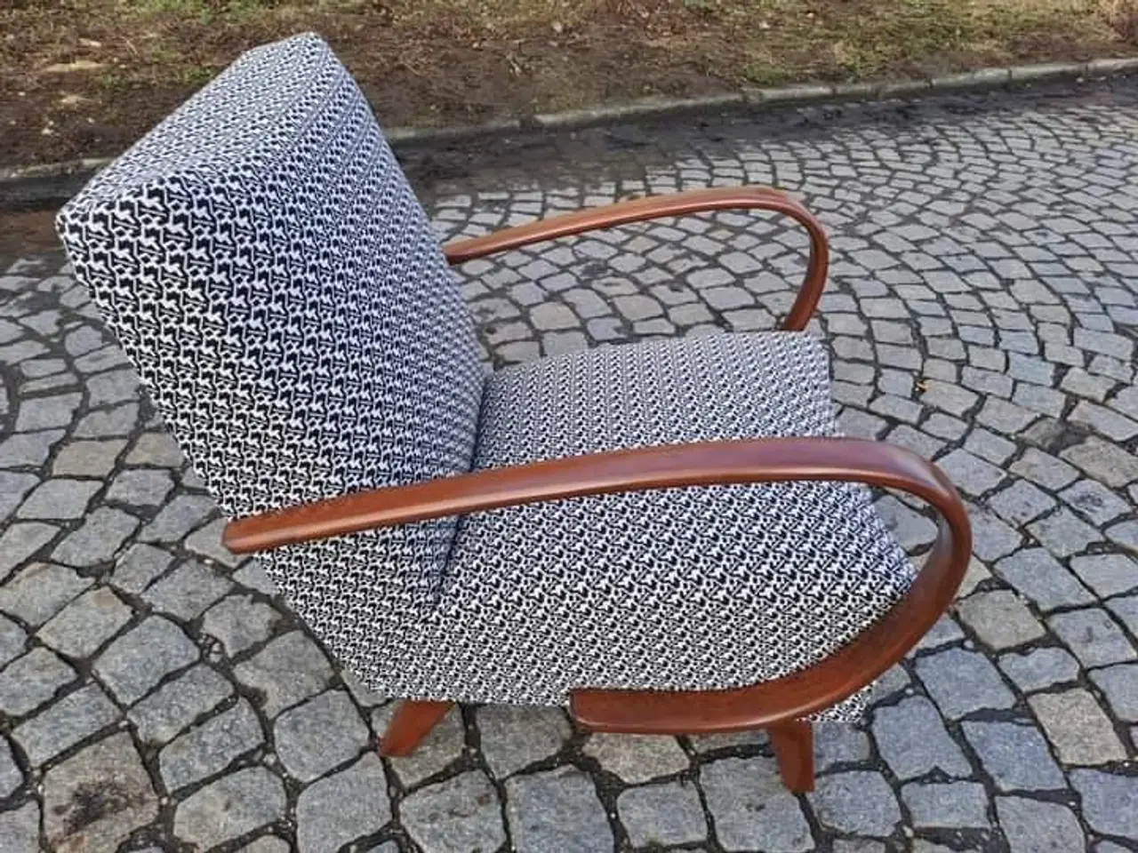 Billede 3 - Jindrich Halabala,klassisk design lounge lænestol.