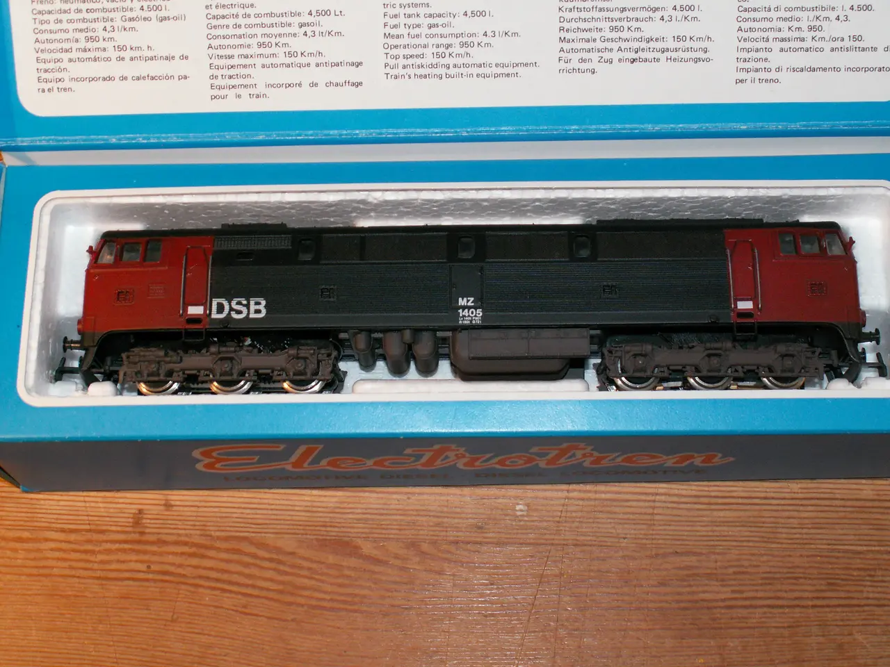 Billede 1 - DSB / MZ 1405 - DC / analog