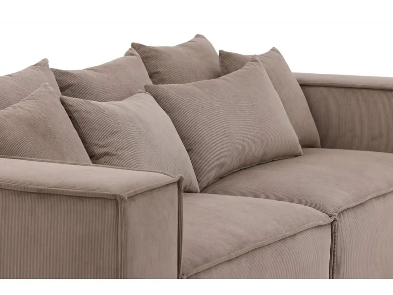 Billede 4 - Gillholmen 3 personers Sofa  - Brun Fløjl