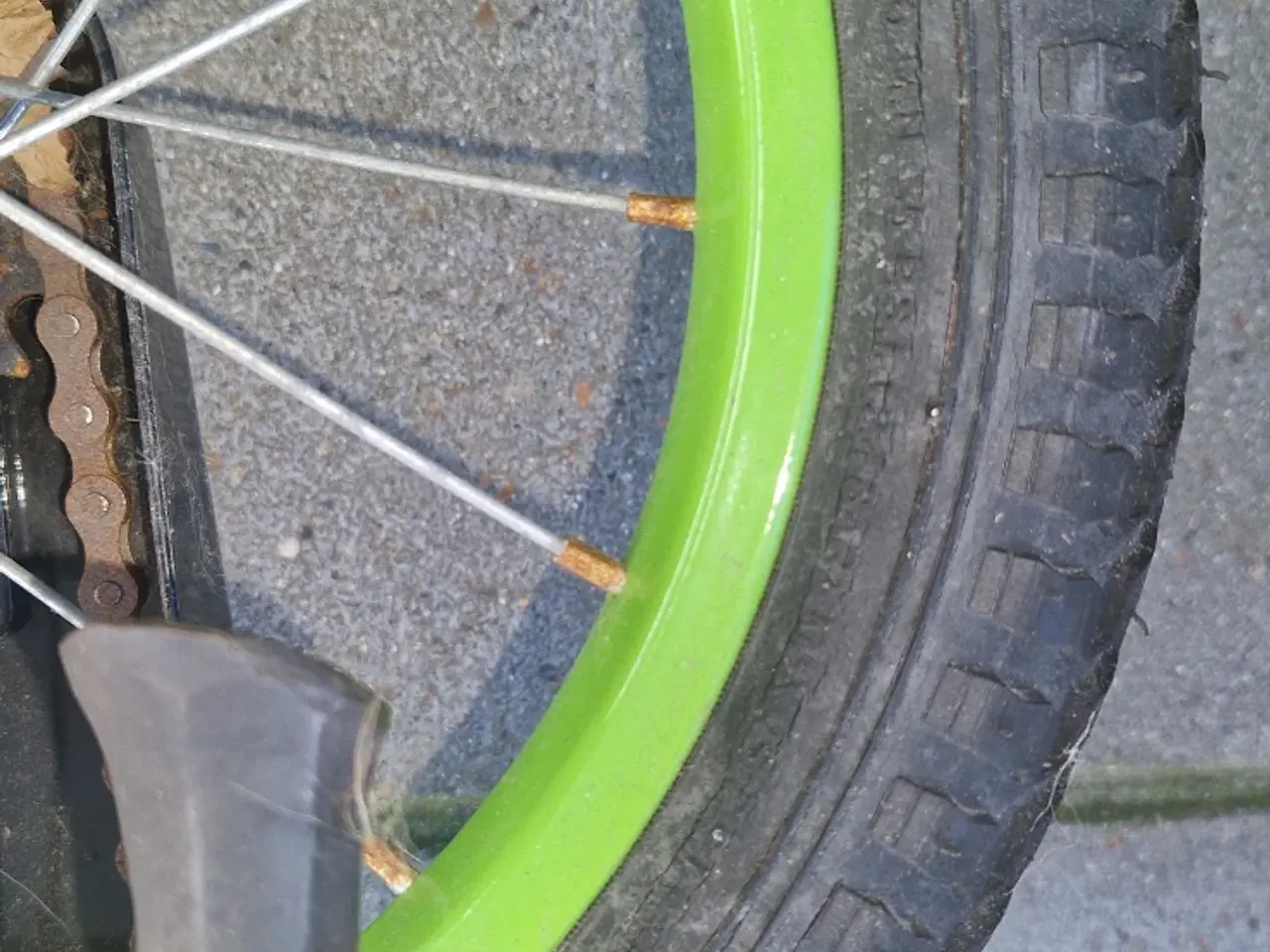 Billede 3 - X-ZITE BMX børnecykel 14" sort/grøn