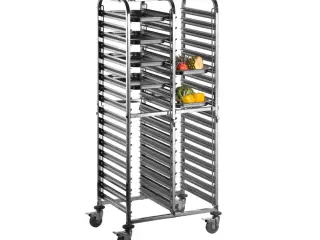 Professionel Dobbelt Stikvogn – 36x GN 1/1