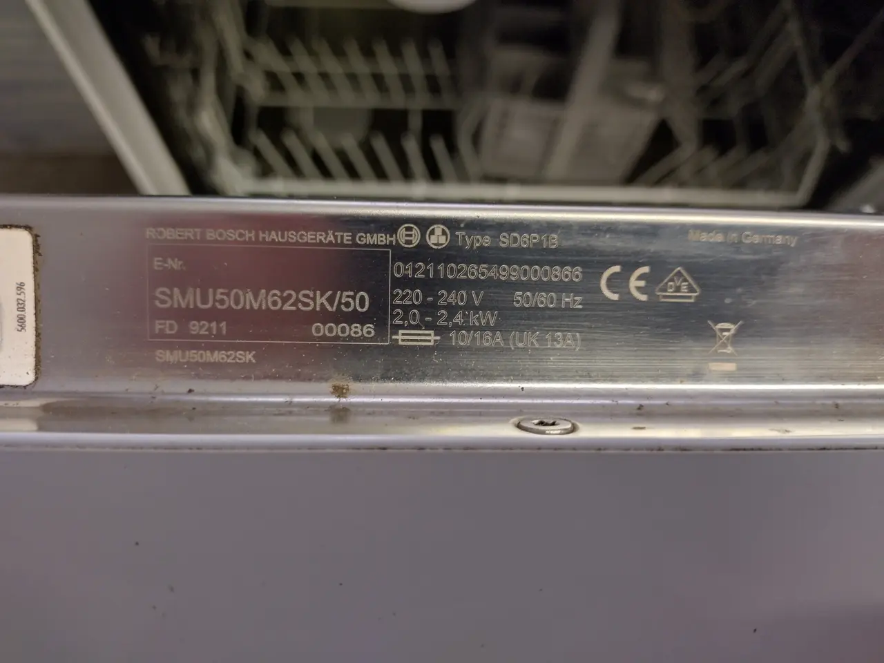 Billede 3 - Opvaskemaskine BOSCH SuperSilence