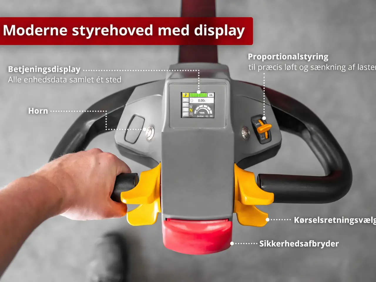 Billede 13 - CS12-30F Elektrisk stabler med friløft - 1200 kg, 3000 mm