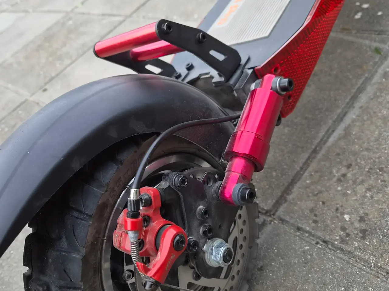 Billede 4 - 🛴 Kukirin M4 Pro – Robust el-løbehjul med sæde