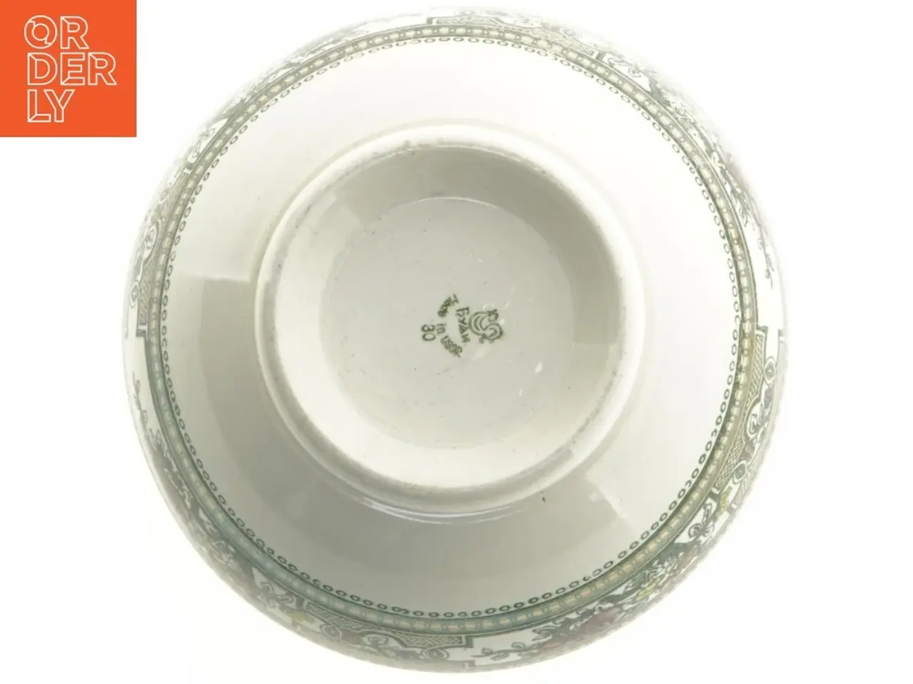 Billede 3 - Dekorativ porcelænsskål (str. 22 x 11 cm)