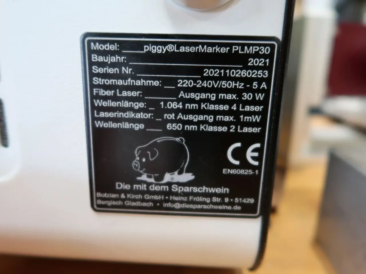 Billede 8 - Laser markeringssystem PIGGY LASERMARKER PLMP30 med div. Tilbehør
