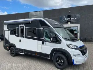 2024 - Chausson X650 Exclusive line Camper med stor Lounge og siddegruppe, sænkeseng, stor garage, Connect- og X-tilbehørspakke,