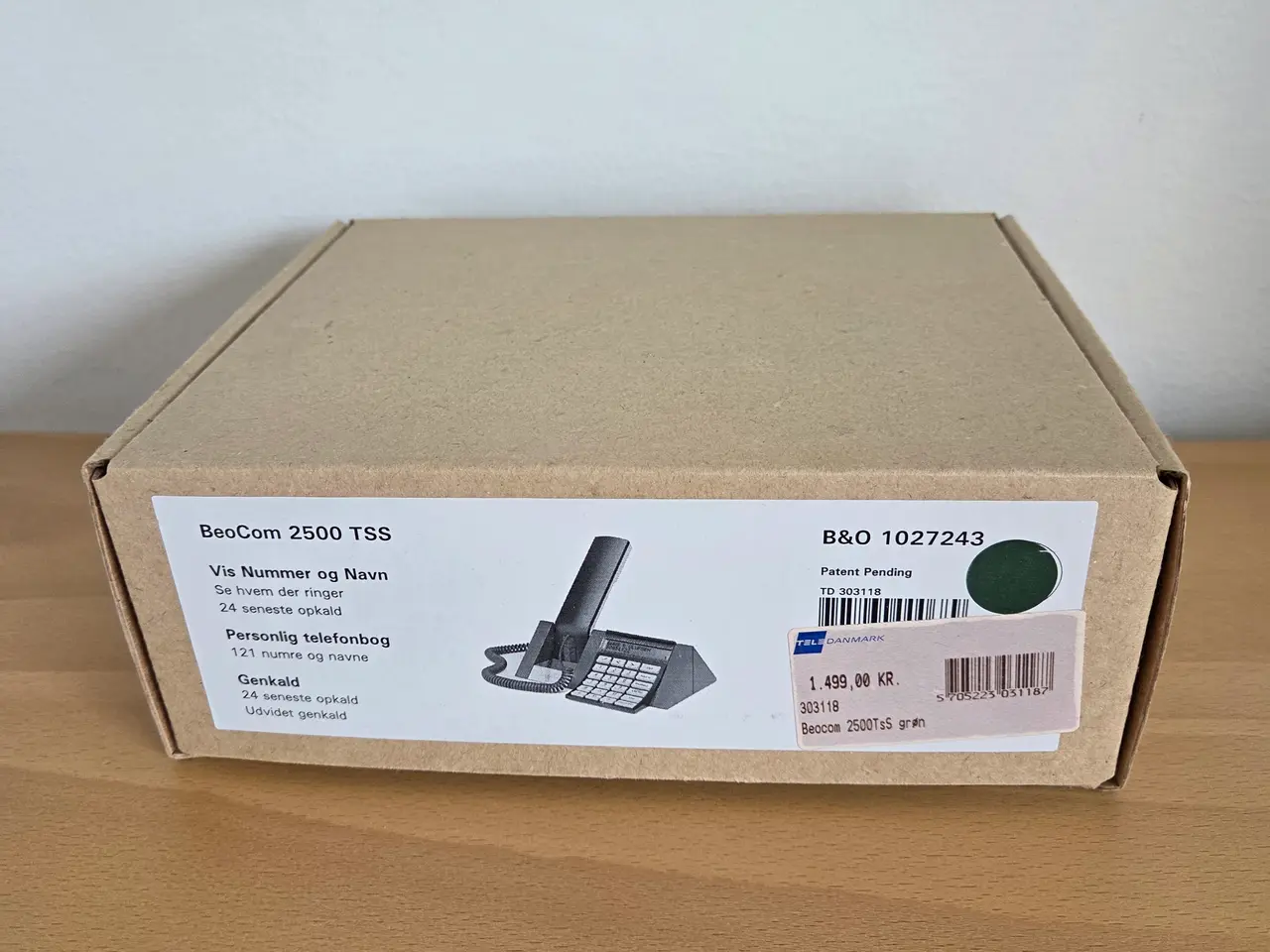 Billede 9 - B&O Bang & Olufsen BeoCom 2500 TSS fastnettelefon