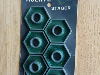 Hjertestager - 6 stk. grøn - Paro Design