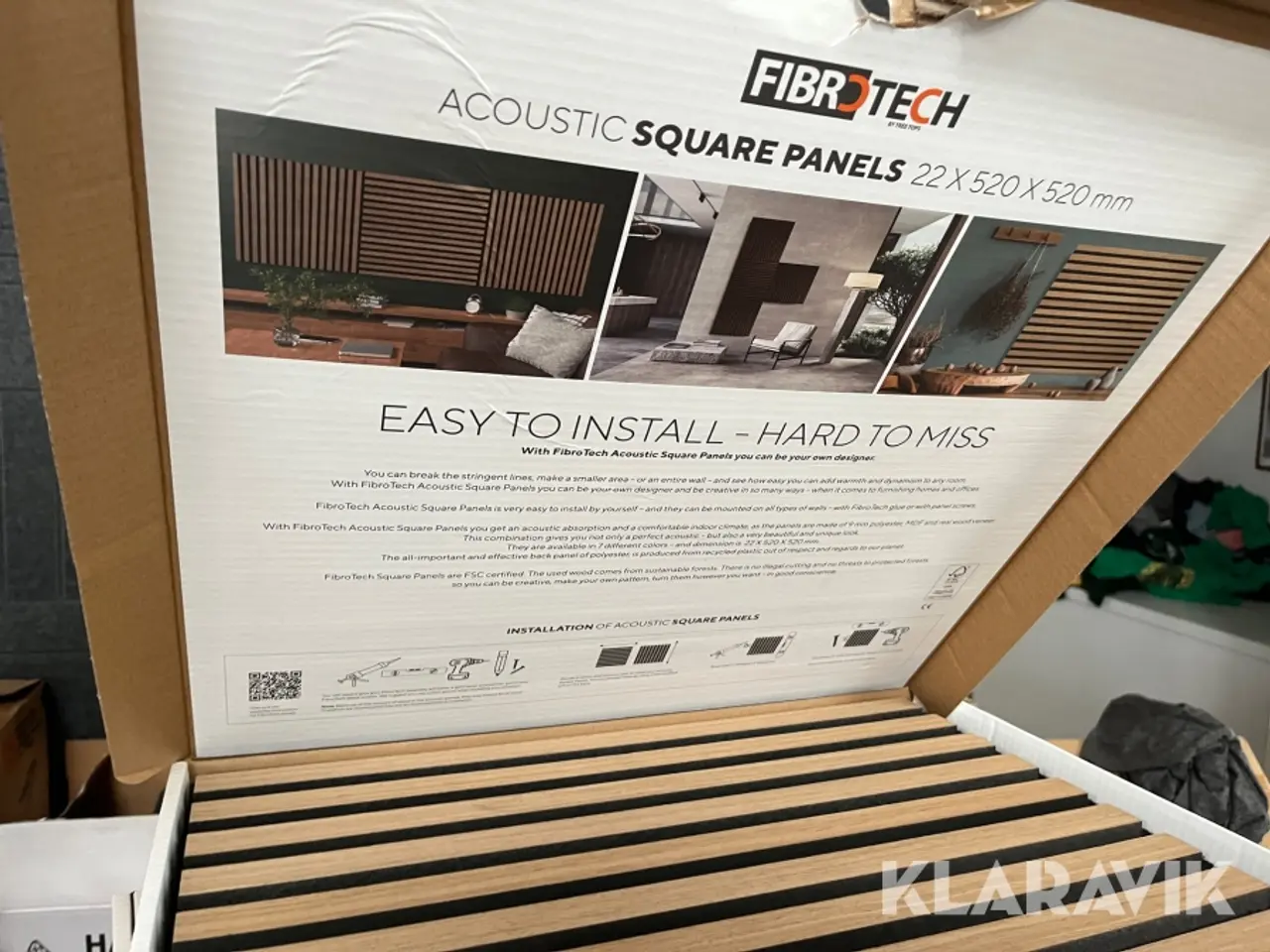 Billede 7 - Akustikpaneler Fibrotech Oiled Oak 80 styk