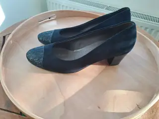 Sorte heels - str 6,5