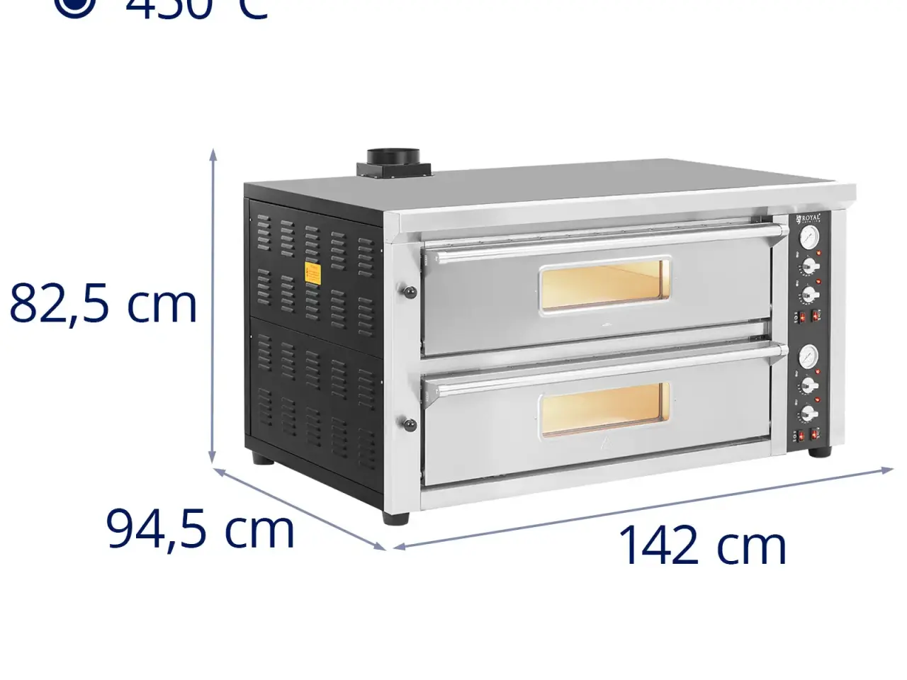 Billede 8 - Elektrisk Pizzaovn 2 x 6 Ø33 cm – 400 V