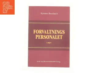 Forvaltnings personalet a Karsten Revsbech (Bog)
