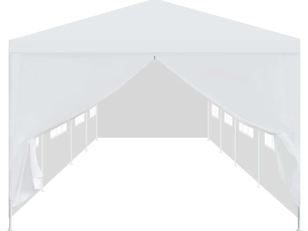 Billede 2 - Havefesttelt 3 x 12 m hvid