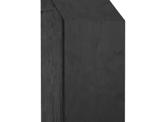 Overtræk til havestole 65×65×110/150 cm - PE, sort, 8 øjer