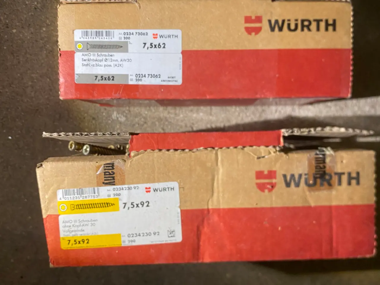 Billede 1 - Würth karmskruer