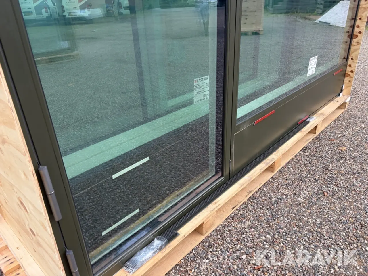 Billede 5 - Træ/alu vinduer Kastrup RAL 6006 gråoliven 4 Styk