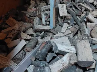 Brændsel birk og gran fyringsklar