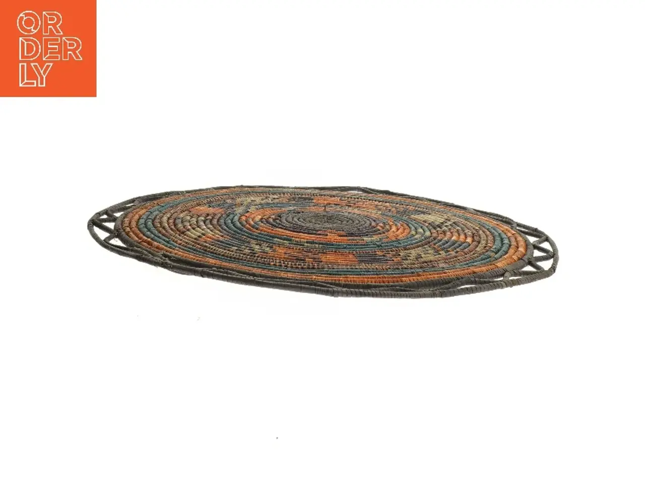 Billede 2 - Flet måtte i afrikansk stil (str. Ø. 32 cm)
