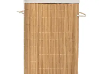 3 stk. blokker vasketøjskurv 76 liter bambus 30x40x60cm(ubrugt)