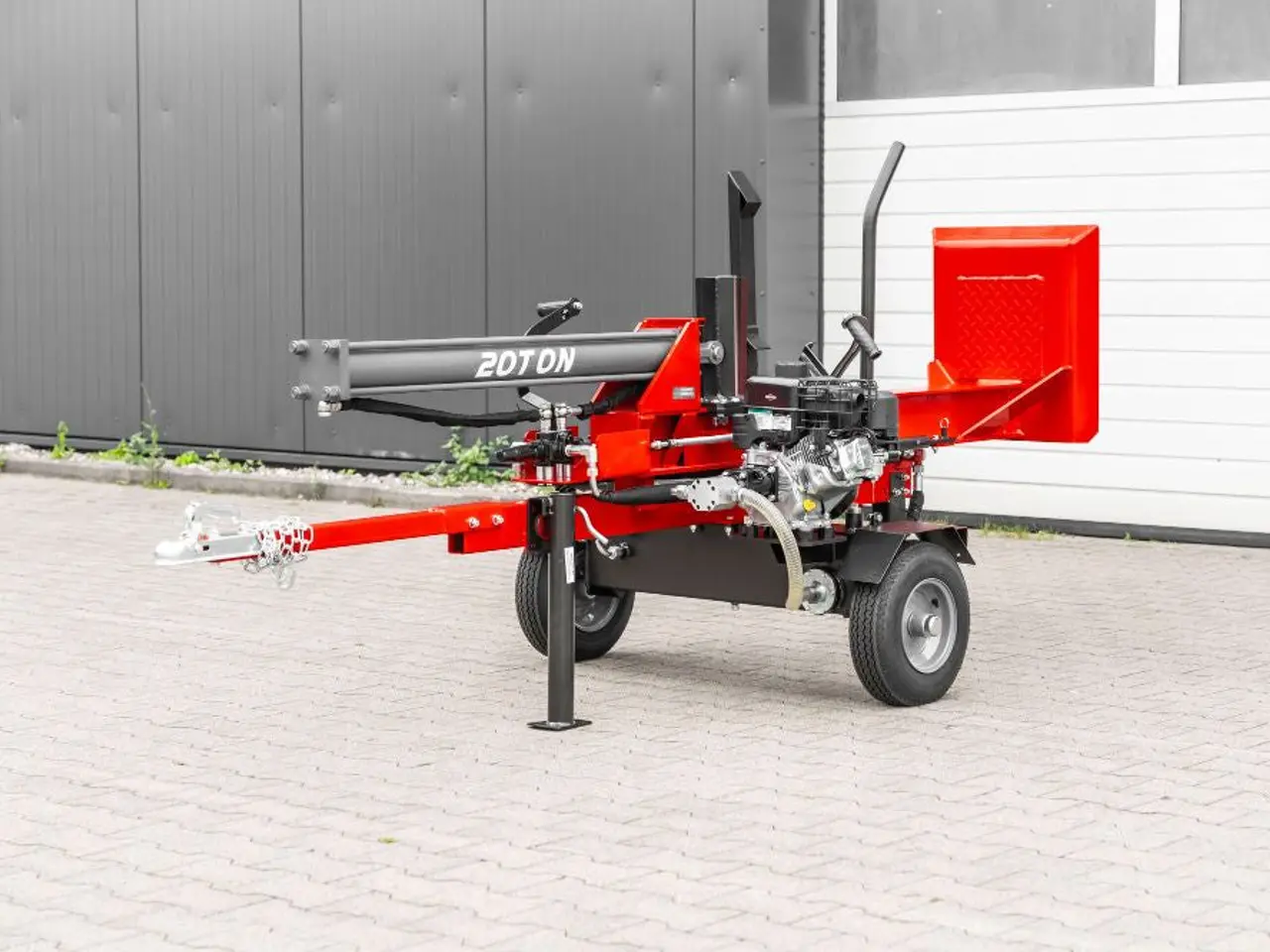 Billede 13 - WoodMaster CWM20B – 20 ton benzin brændekløver (lodret)