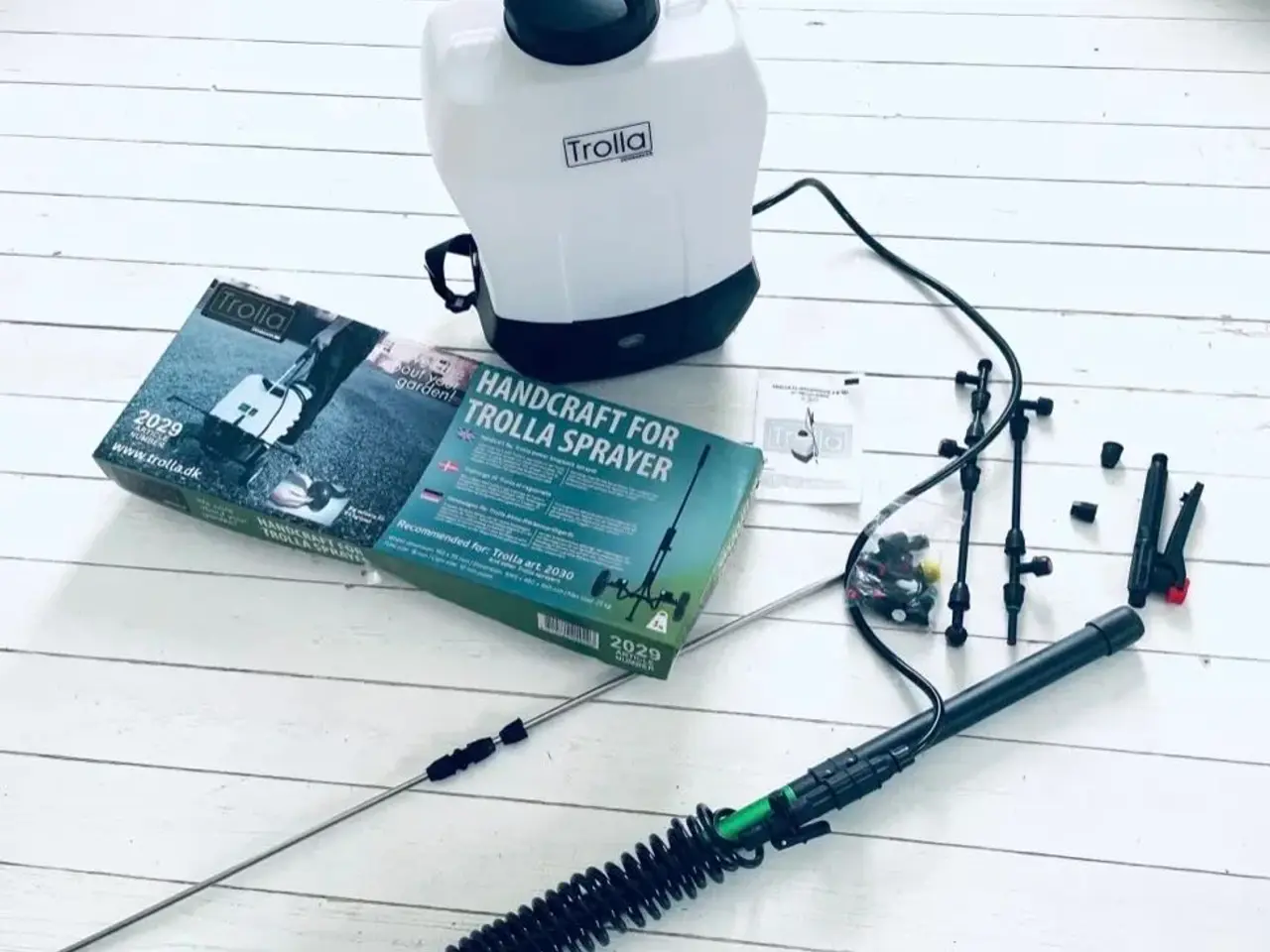 Billede 7 - Trolla elektrisk sprøjte + ny vogn + lanse