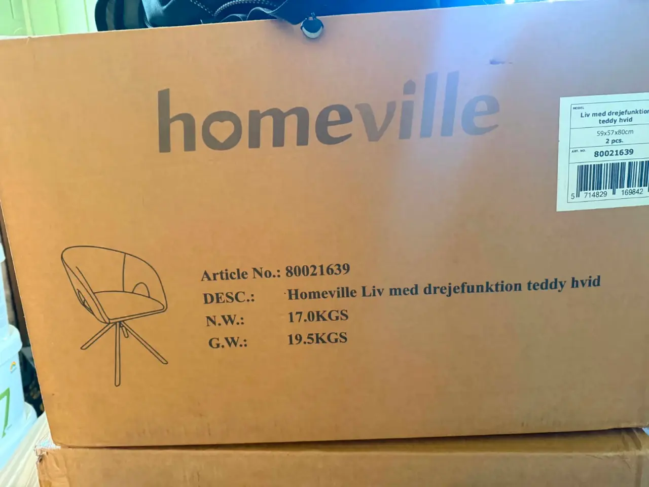 Billede 2 - Homeville Liv - Hvid med drejefunktion