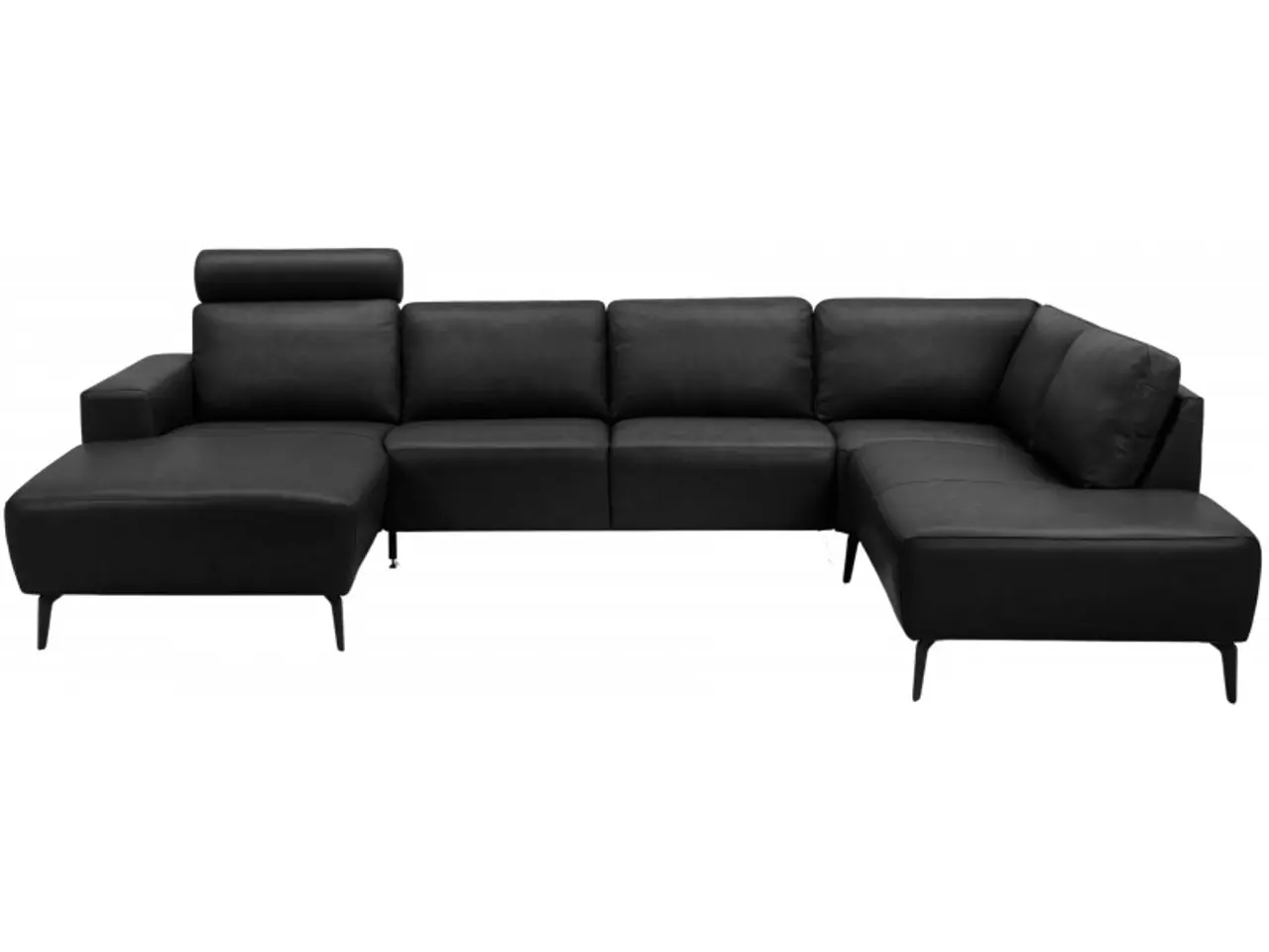 Billede 5 - Hjort Knudsen Copenhagen Læder U-sofa - Venstrevendt