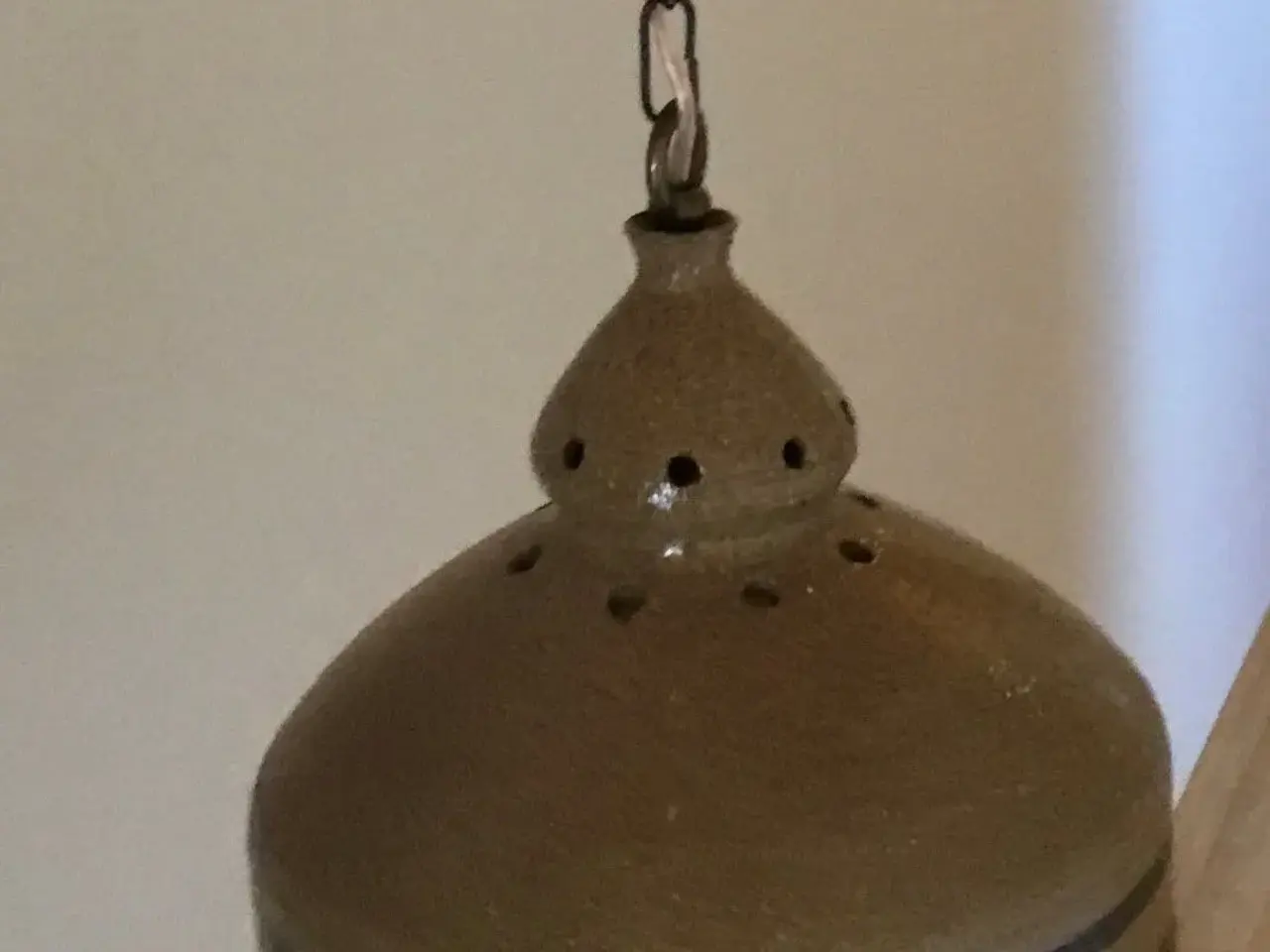 Billede 1 - Pendel/lampe i stentøj