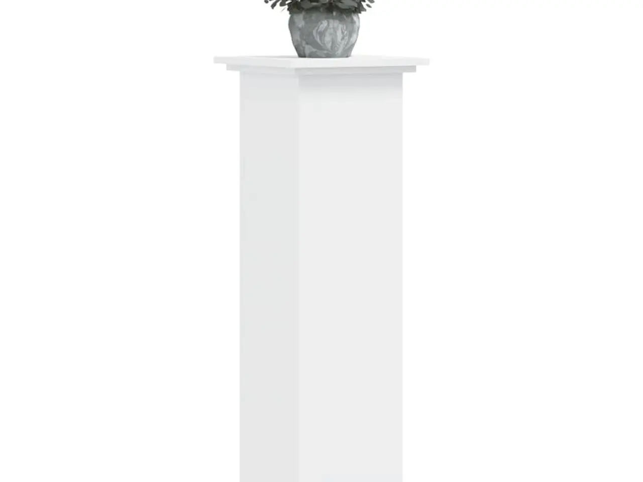 Billede 3 - Plantestativ 33x33x100 cm konstrueret træ hvid