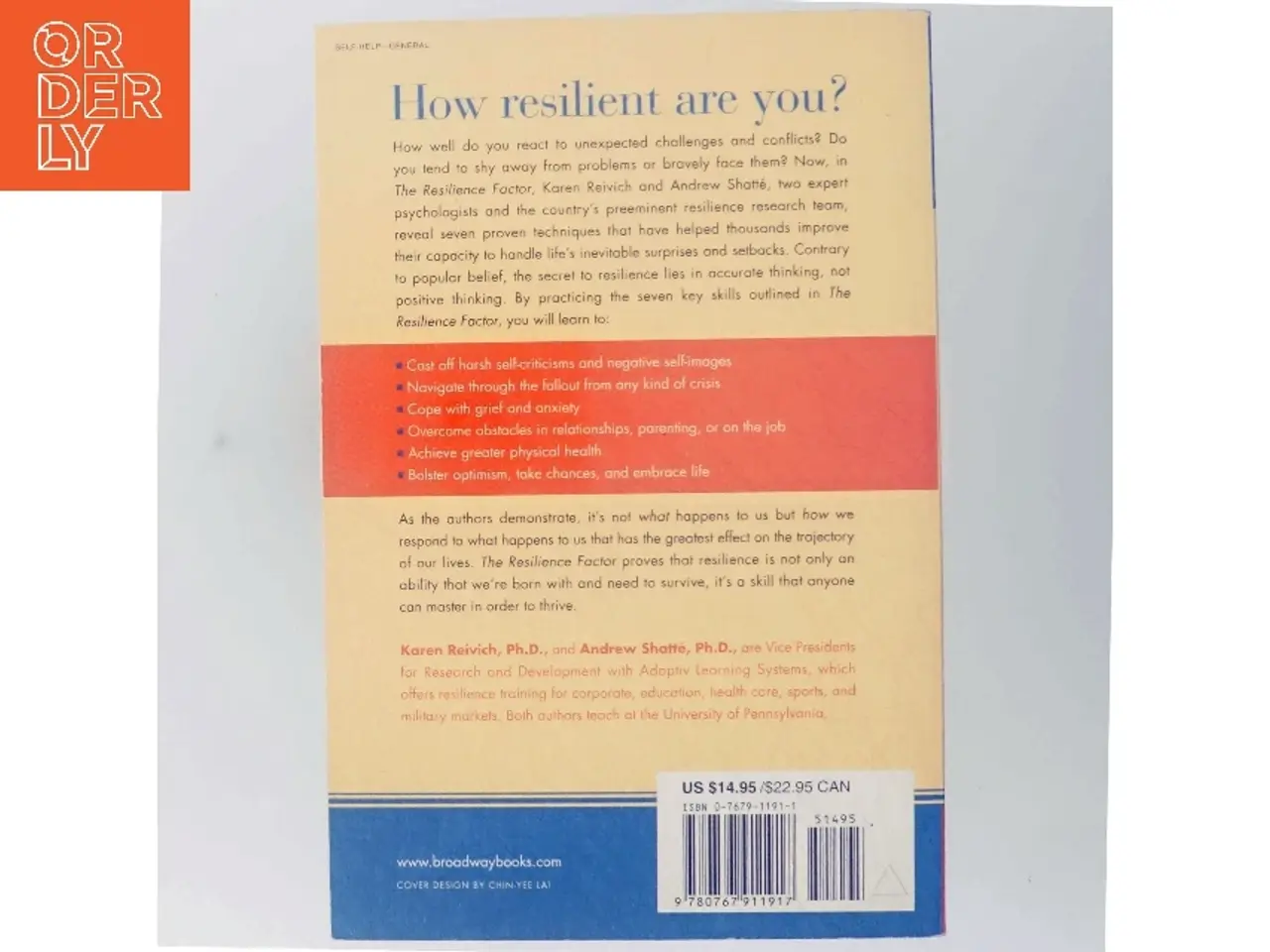 Billede 3 - The Resilience Factor Bog
