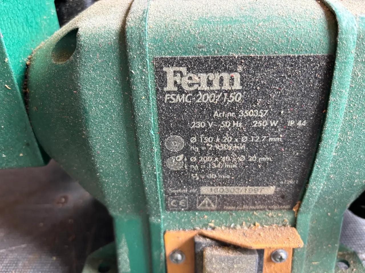 Billede 3 - Bænksliber FERM FSMG-200/150