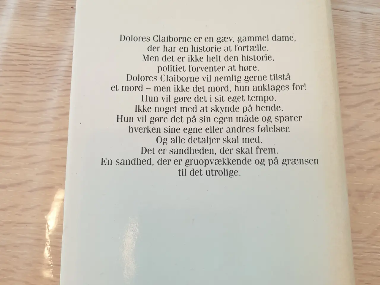 Billede 2 - Stephen King bogen Dolores Claiborne